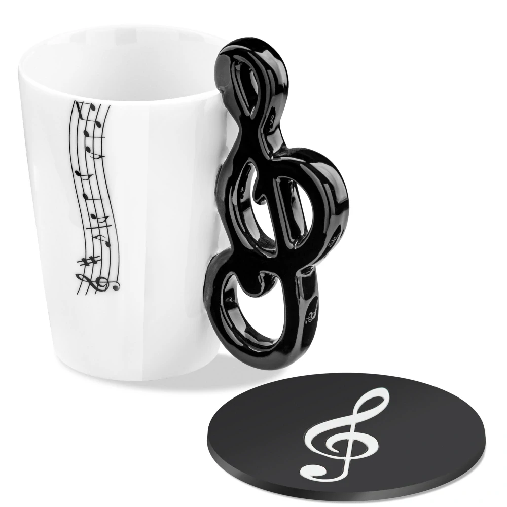 Music hrnek houslový klíč + podtácek