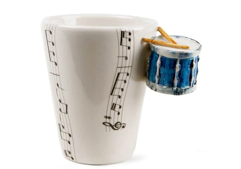 Music hrnek buben + podtácek